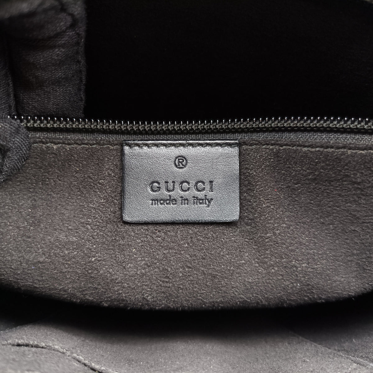 Pre-owned Gucci GG Caleido bee Web Multicolour PVC coated canvas 471466 shoulderbag | stylenewstar