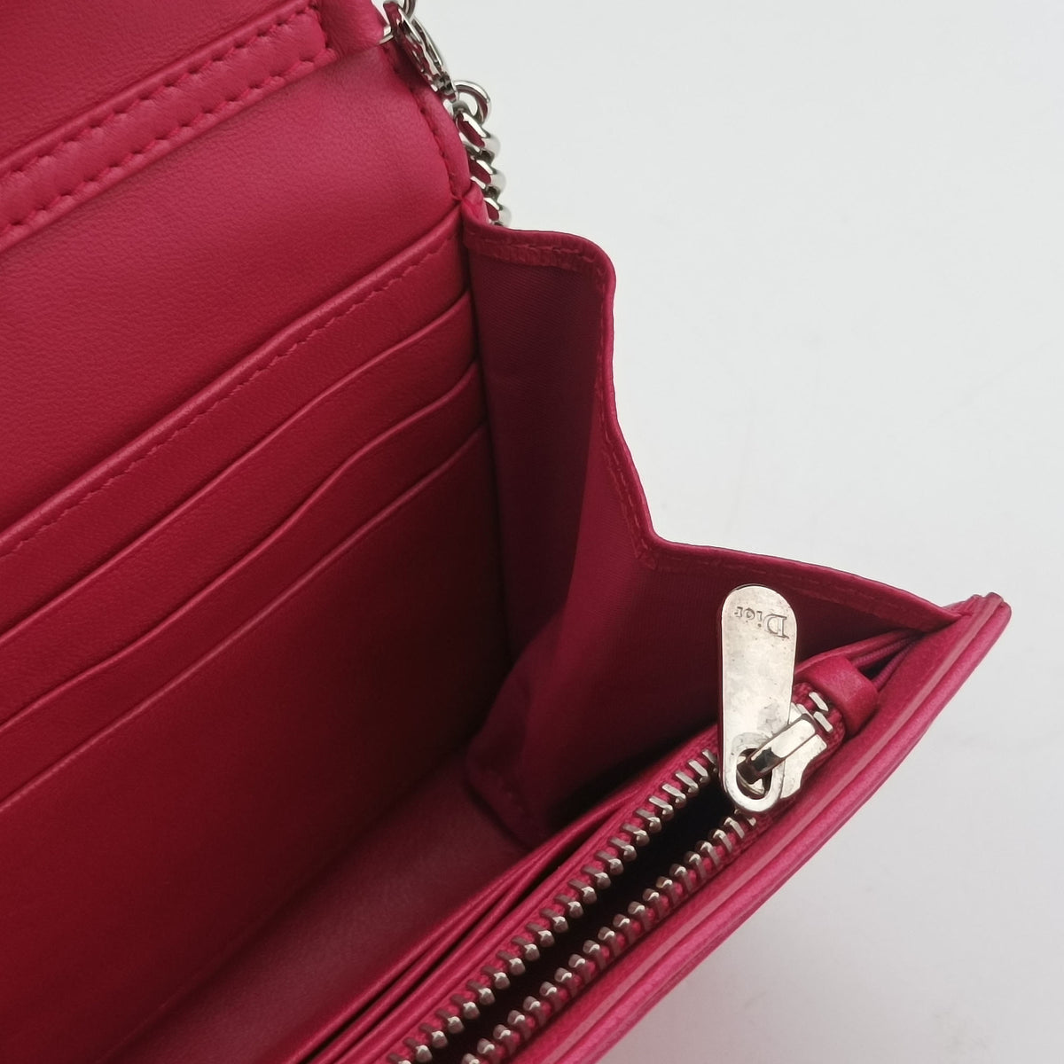 Pre-owned Christian Dior Diorama Pink Leather  shoulderbag | stylenewstar