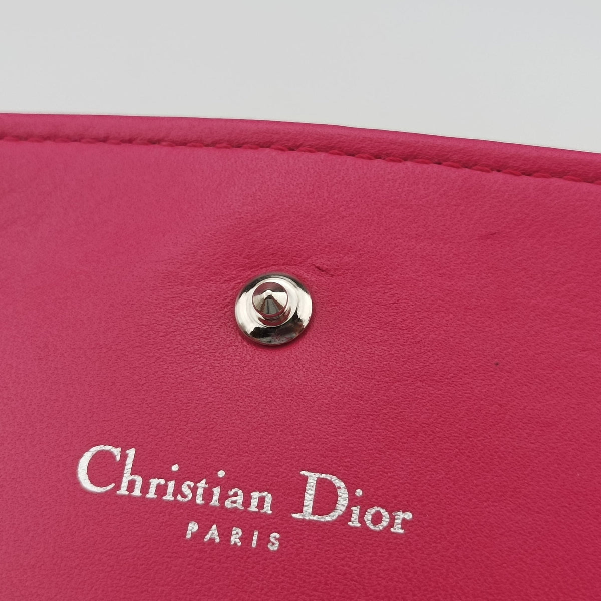 Pre-owned Christian Dior Diorama Pink Leather  shoulderbag | stylenewstar