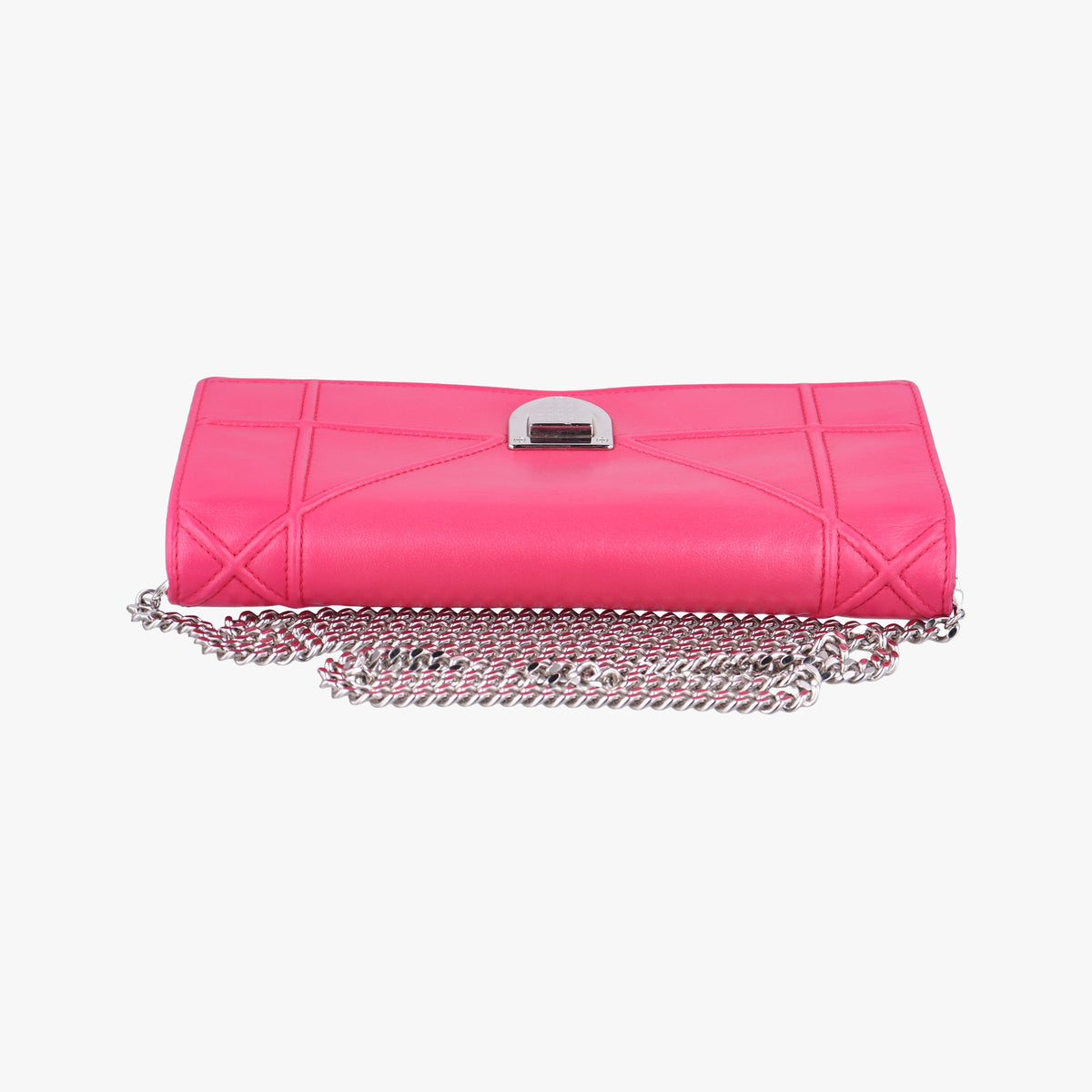 Pre-owned Christian Dior Diorama Pink Leather  shoulderbag | stylenewstar