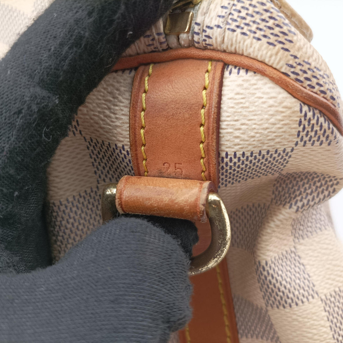 Pre-owned Louis Vuitton SPEEDY　25 Azur Damier Canvas N41534 shoulderbag | stylenewstar