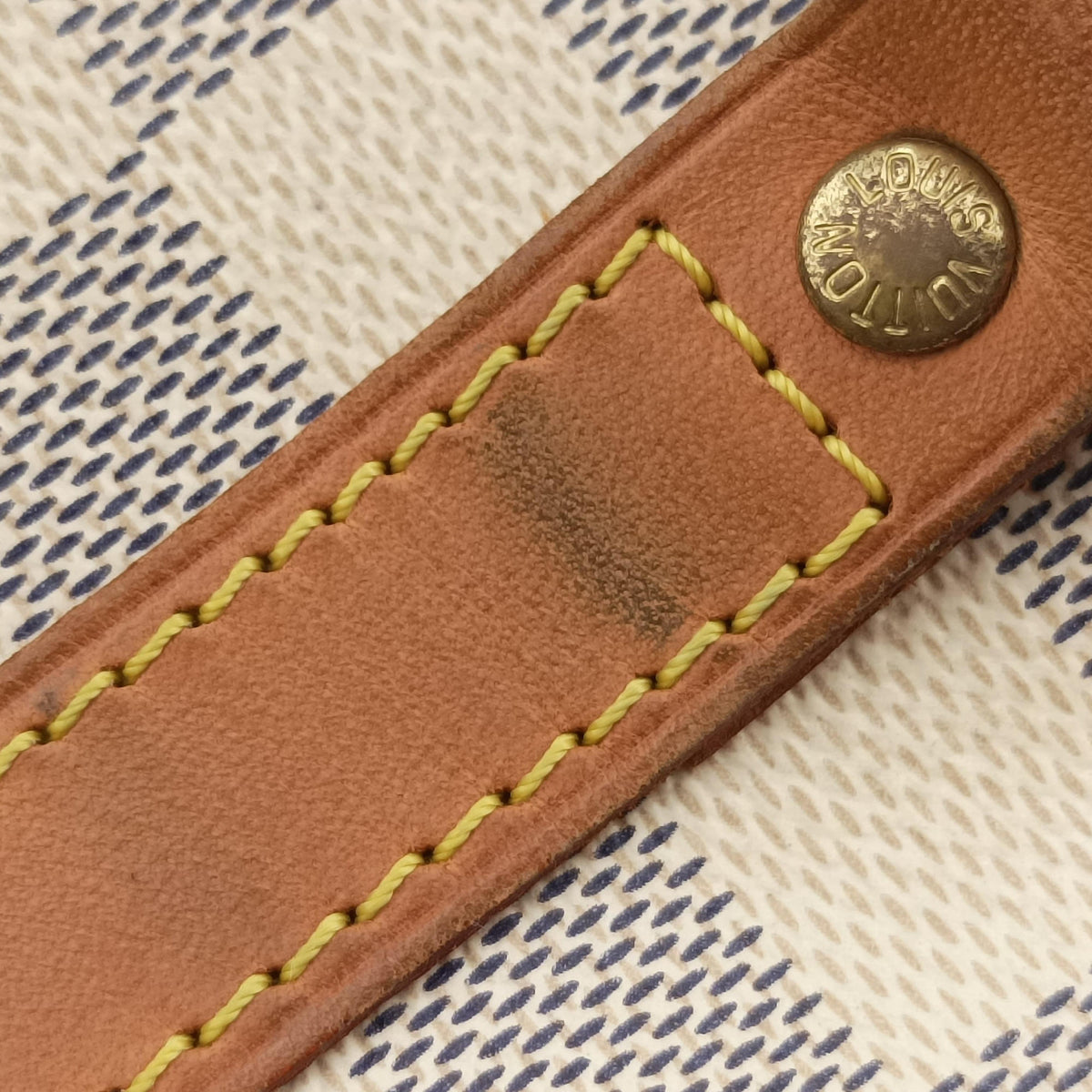 Pre-owned Louis Vuitton SPEEDY　25 Azur Damier Canvas N41534 shoulderbag | stylenewstar