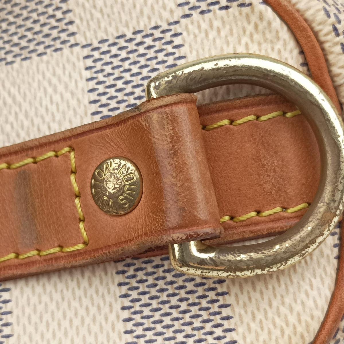 Pre-owned Louis Vuitton SPEEDY　25 Azur Damier Canvas N41534 shoulderbag | stylenewstar