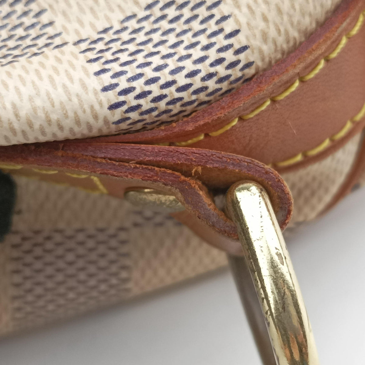 Pre-owned Louis Vuitton SPEEDY　25 Azur Damier Canvas N41534 shoulderbag | stylenewstar