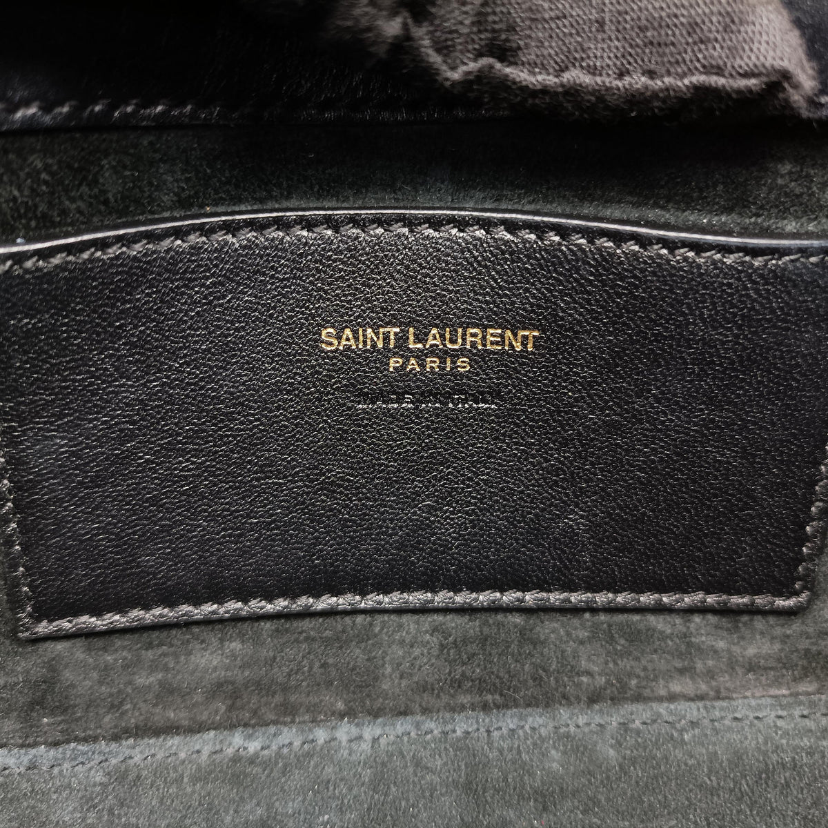 Vintage Yves Saint Laurent LE 5 a 7 Hobo Black Leather 710318 handbag | stylenewstar