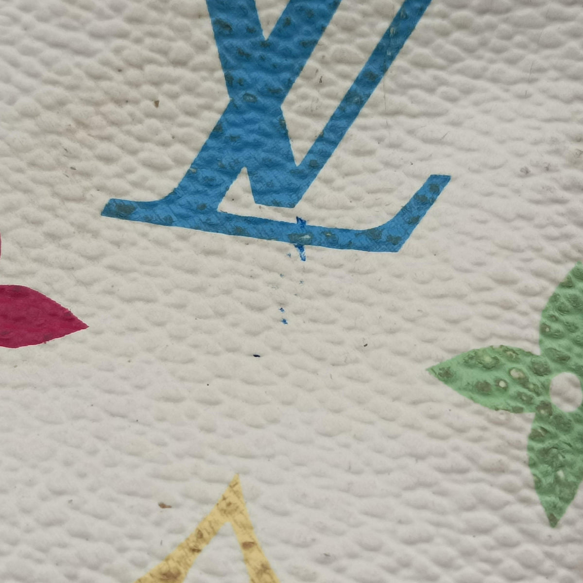 Vintage Louis Vuitton Pochette Accessoires white Monogram Multicolor M92649 shoulderbag | stylenewstar