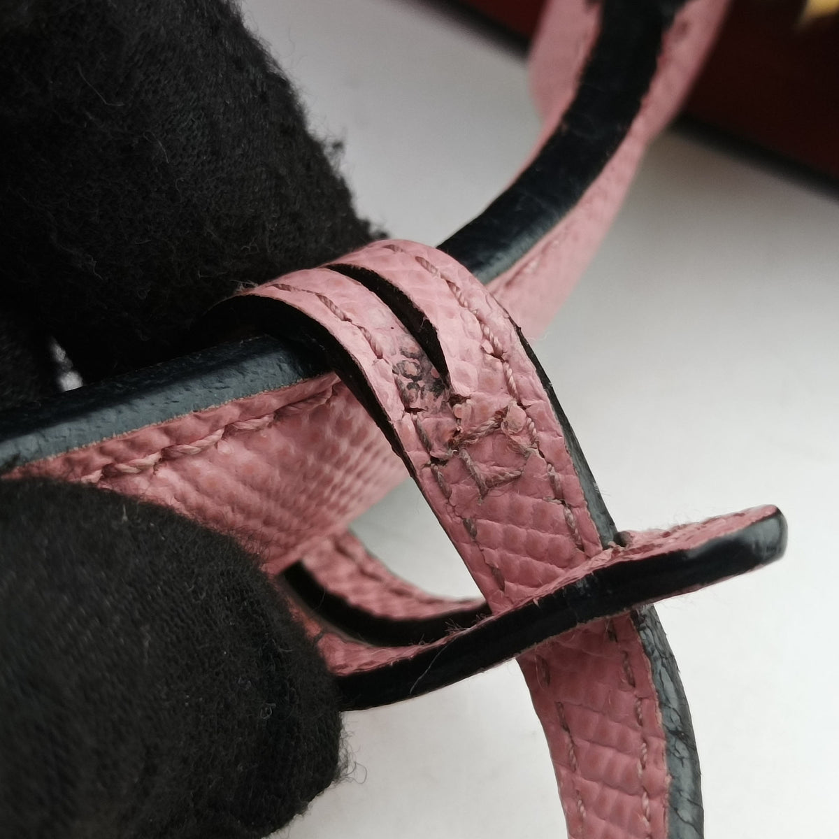 Pre-owned Prada Pannier Pink SAFFIANO Leather 1BA212 shoulderbag | stylenewstar