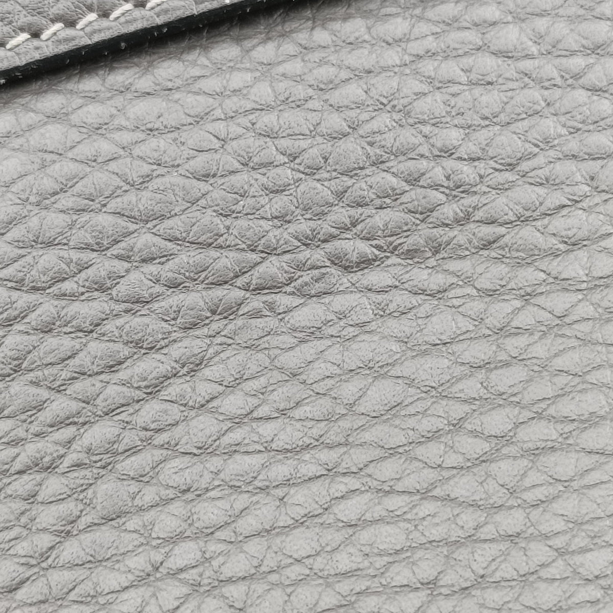Secondhand Hermes STEVE BESACE Grey Taurillon Clemence 055080CK shoulderbag | stylenewstar