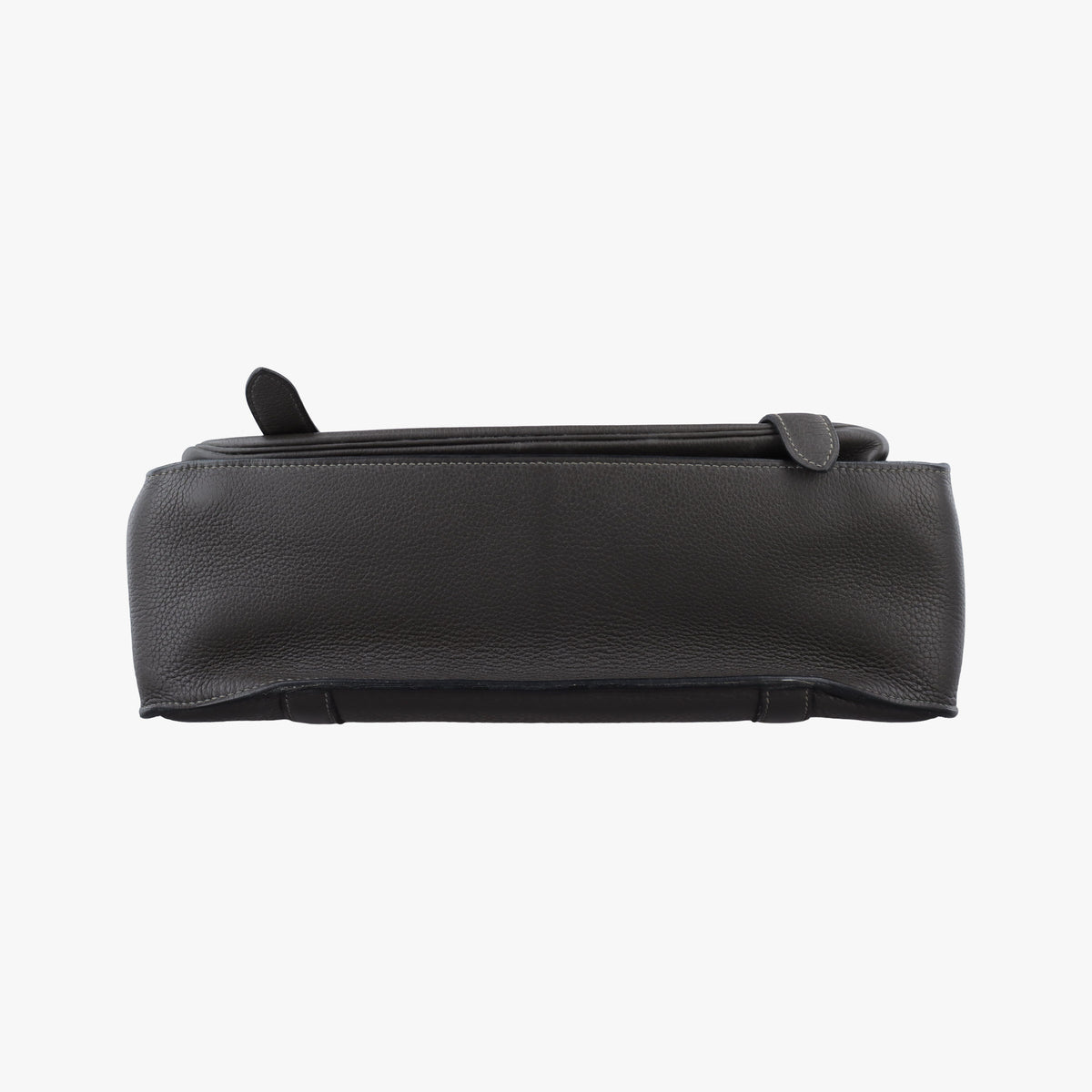 Pre-owned Hermes STEVE BESACE Grey Taurillon Clemence 055080CK shoulderbag | stylenewstar