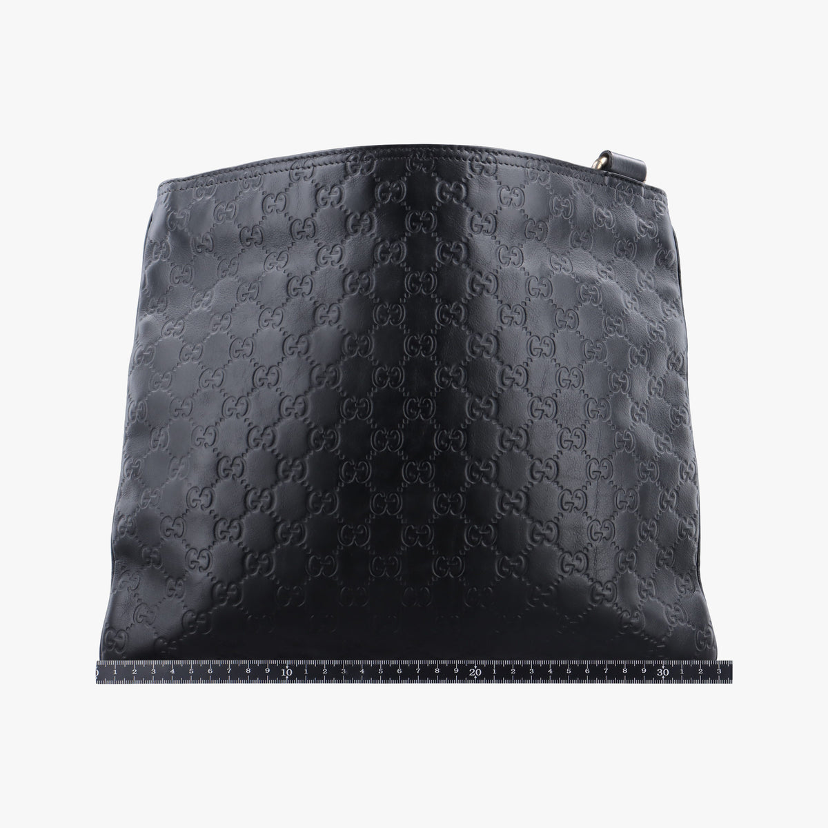 Pre-owned Gucci GG Imprime messenger Black Leather 201446 shoulderbag | stylenewstar
