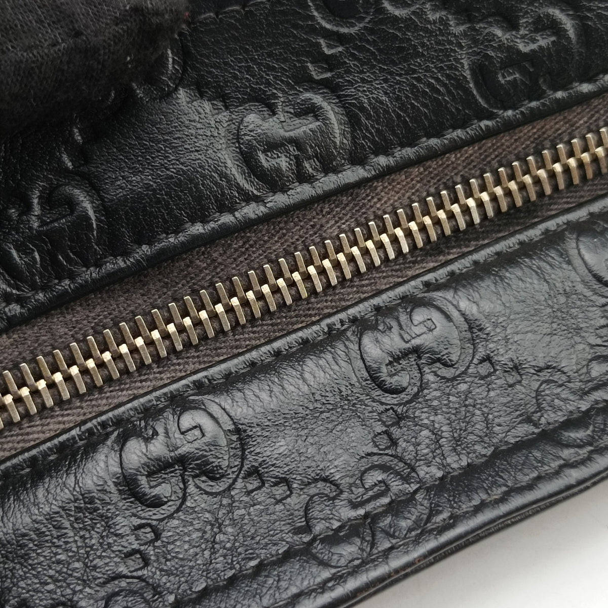 Pre-owned Gucci GG Imprime messenger Black Leather 201446 shoulderbag | stylenewstar