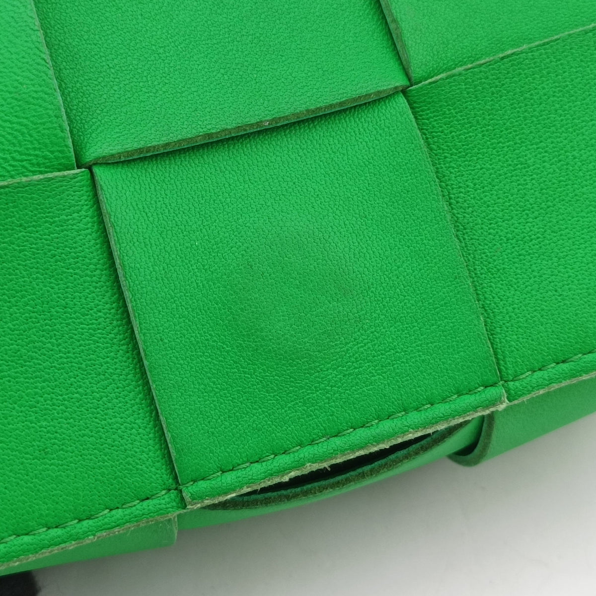 Vintage Bottega Veneta candy cassette Green lambskin  shoulderbag | stylenewstar