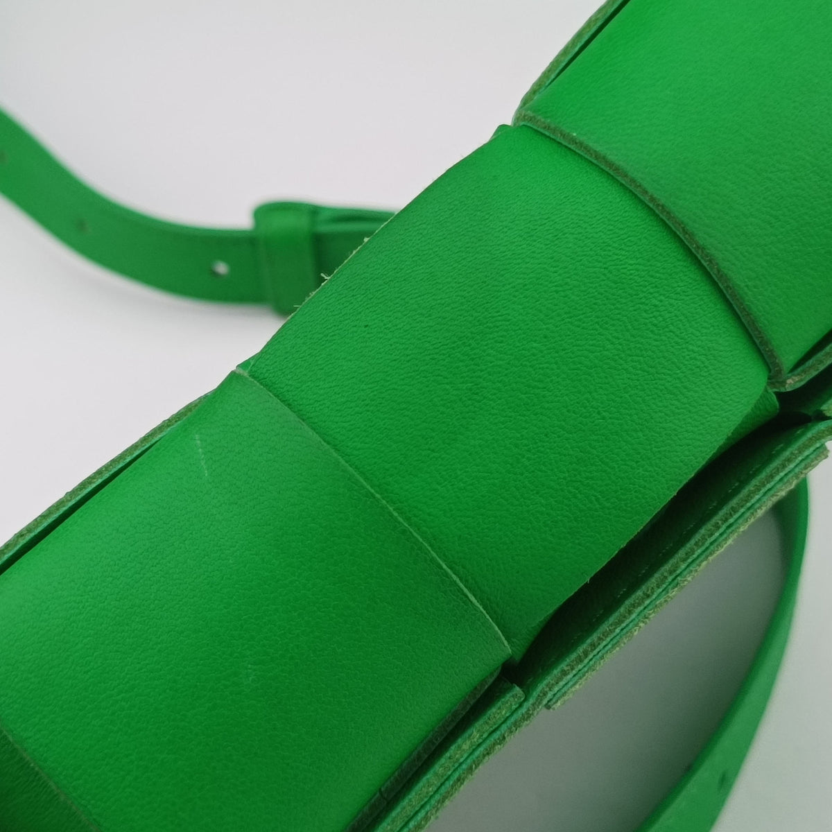 Vintage Bottega Veneta candy cassette Green lambskin  shoulderbag | stylenewstar