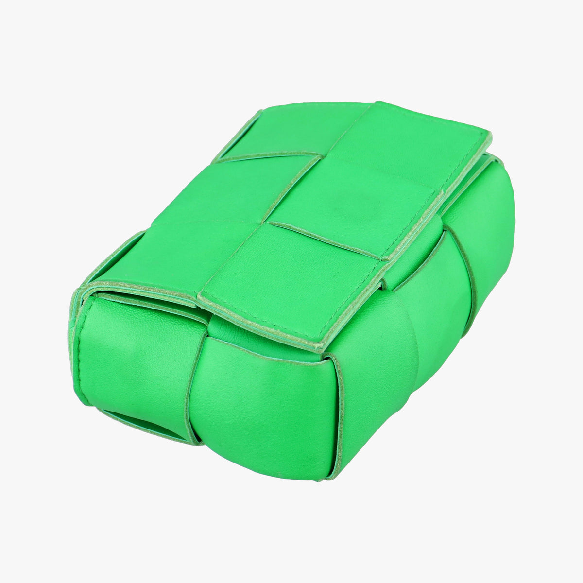 Vintage Bottega Veneta candy cassette Green lambskin  shoulderbag | stylenewstar
