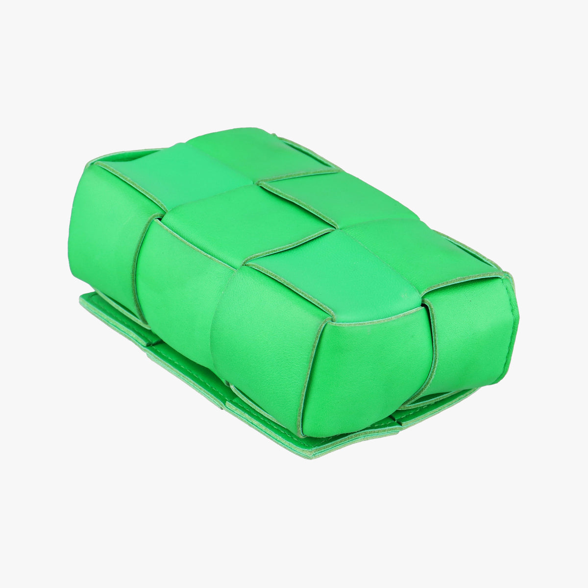 Vintage Bottega Veneta candy cassette Green lambskin  shoulderbag | stylenewstar