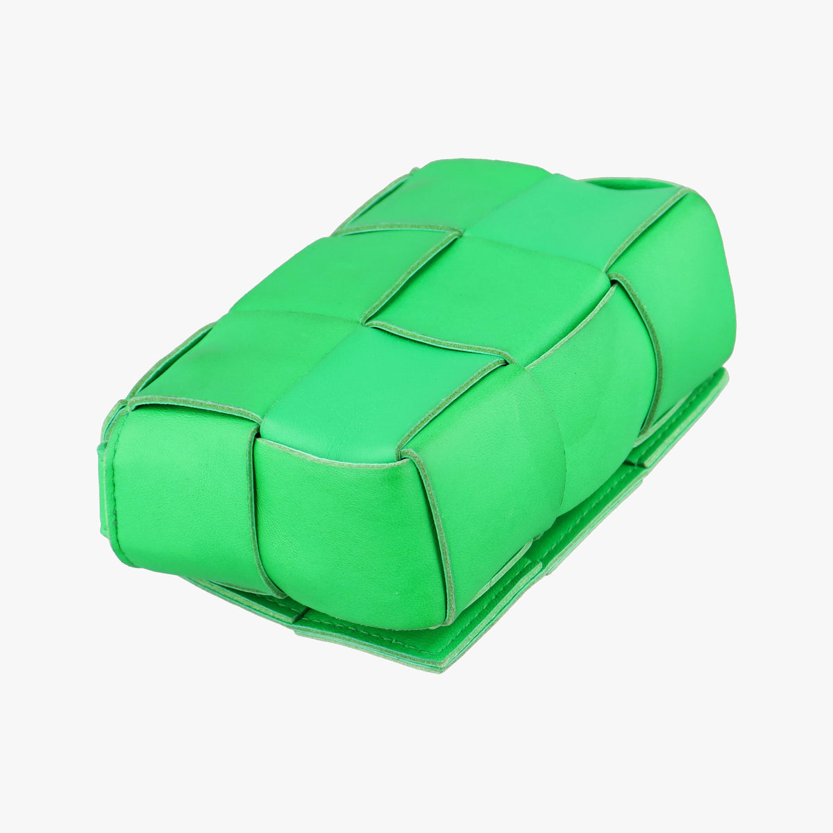 Vintage Bottega Veneta candy cassette Green lambskin  shoulderbag | stylenewstar