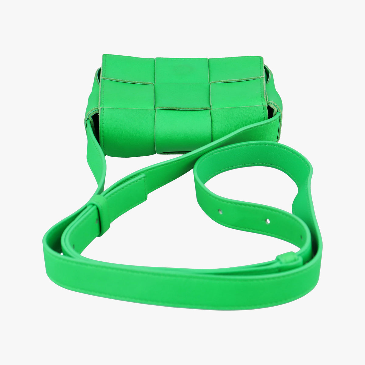 Vintage Bottega Veneta candy cassette Green lambskin  shoulderbag | stylenewstar