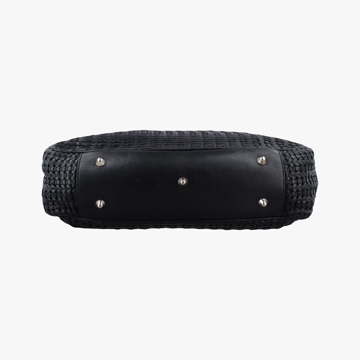 Pre-owned Christian Dior Soft Lady Dior Intrecciato Tote Black lambskin  shoulderbag | stylenewstar