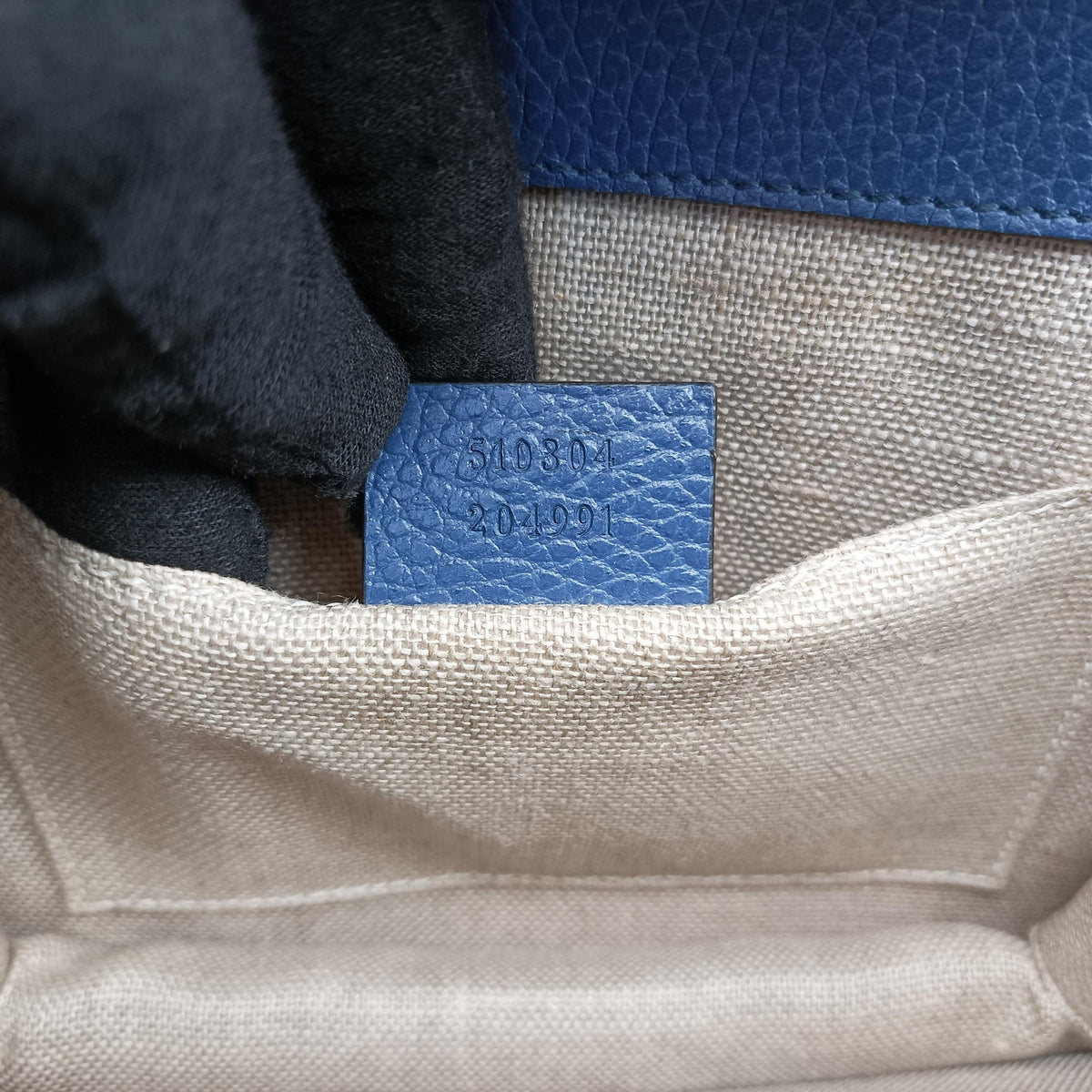 Pre-owned Gucci Interlocking G Blue Leather 510304 shoulderbag | stylenewstar