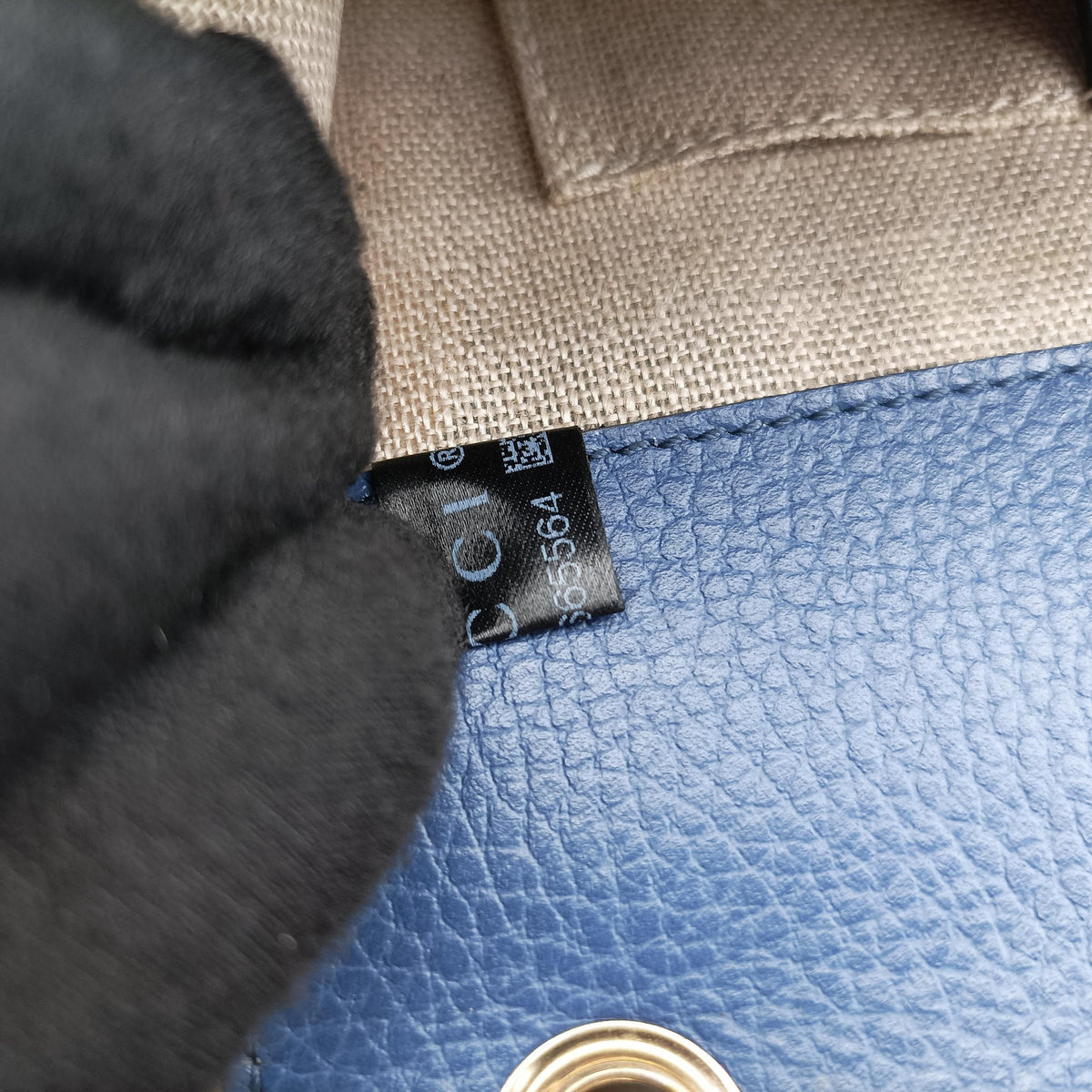 Pre-owned Gucci Interlocking G Blue Leather 510304 shoulderbag | stylenewstar