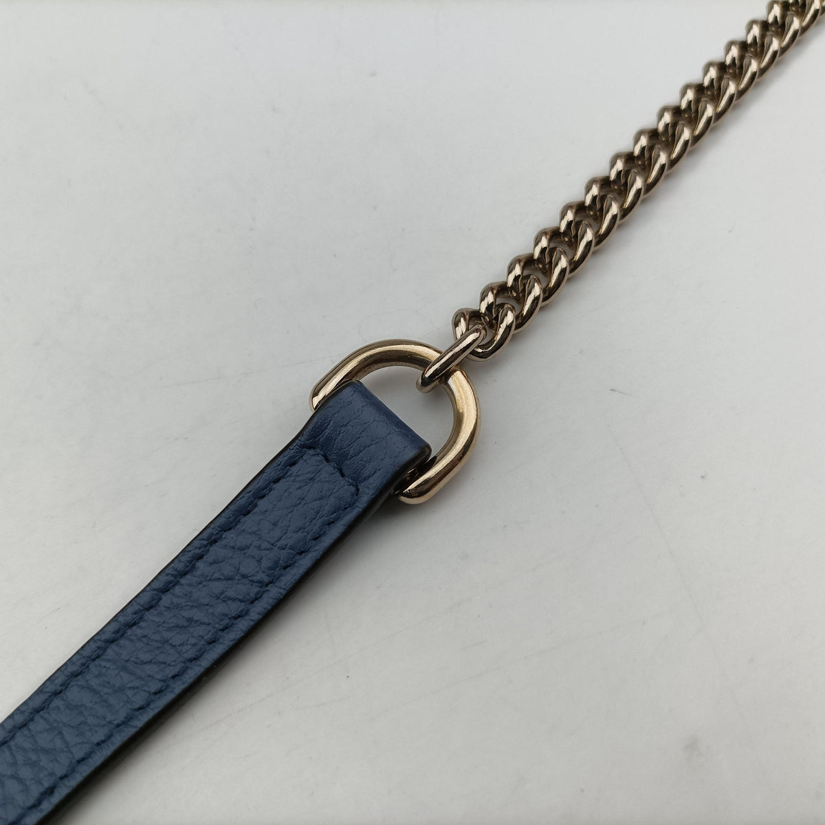 Pre-owned Gucci Interlocking G Blue Leather 510304 shoulderbag | stylenewstar