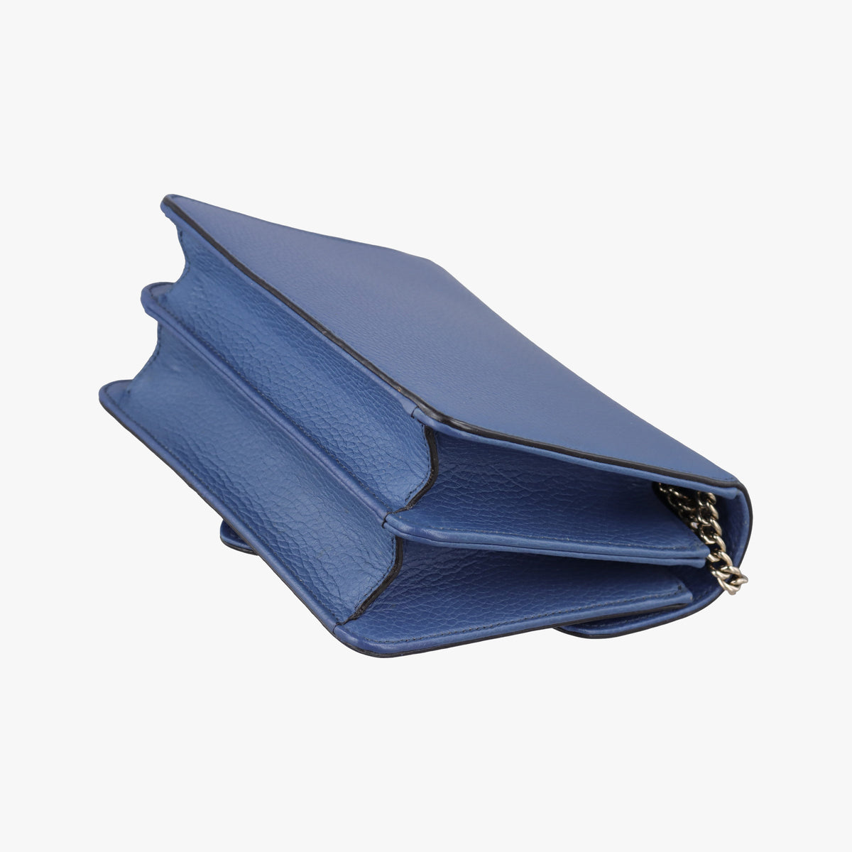 Pre-owned Gucci Interlocking G Blue Leather 510304 shoulderbag | stylenewstar