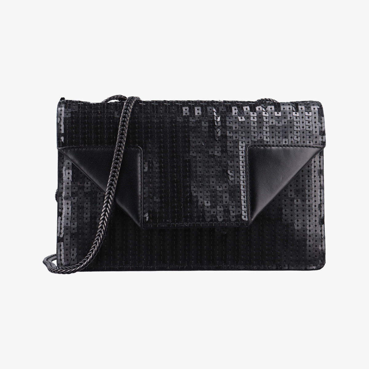 Secondhand Yves Saint Laurent Betty Black Sequins 315681 shoulderbag | stylenewstar