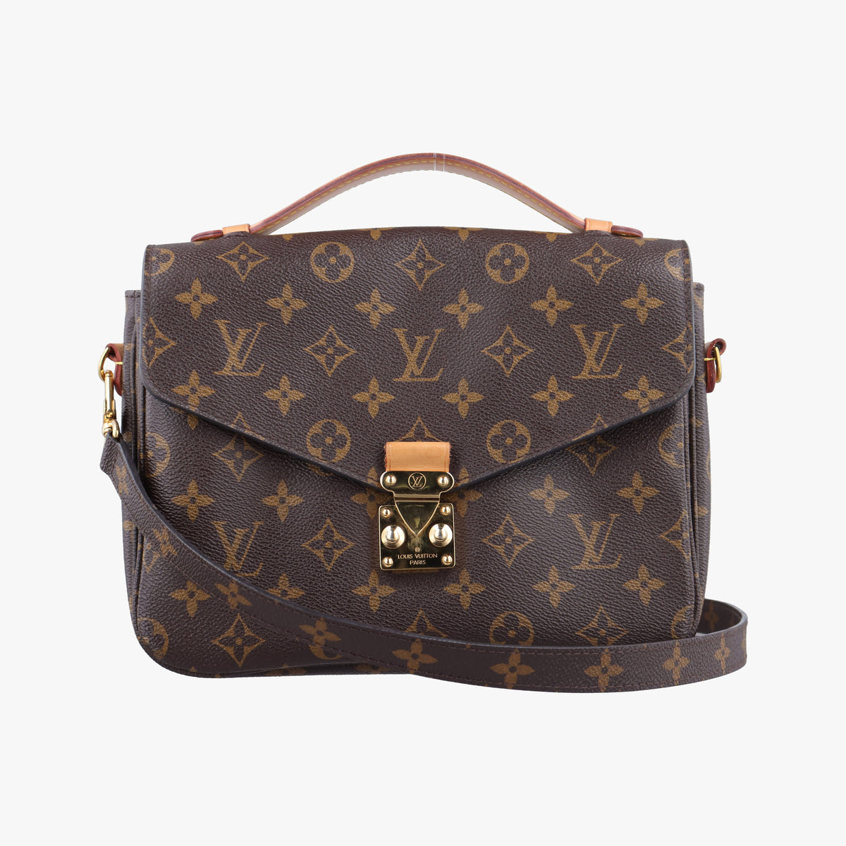 Pre-owned Louis Vuitton Pochette Metis MM Brown Monogram canvas M44875 shoulderbag | stylenewstar