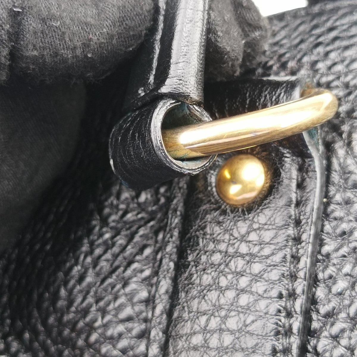 Secondhand Prada Vitello Daino Zippy Shopping Black leather BR4372 handbag | stylenewstar