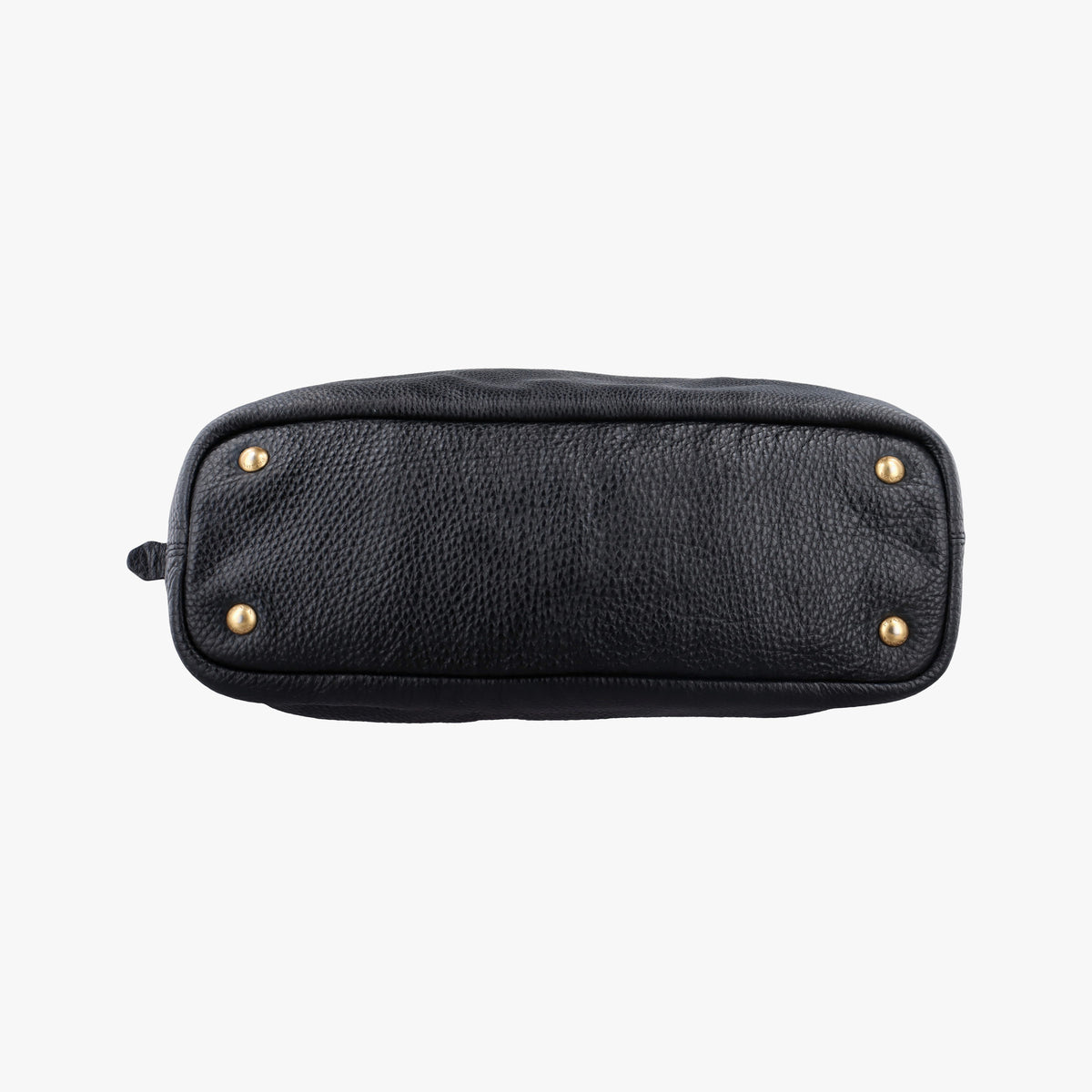 Secondhand Prada Vitello Daino Zippy Shopping Black leather BR4372 handbag | stylenewstar