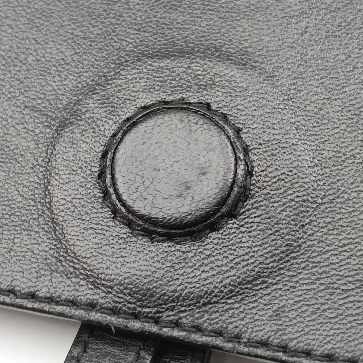 Pre-owned Prada Double Handle Turn Lock Black x White Leather  shoulderbag | stylenewstar