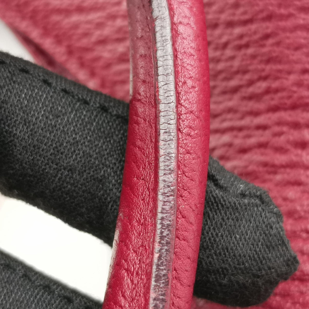 Pre-owned Gucci New Jackie Burgundy Leather×canvas 124407 shoulderbag | stylenewstar