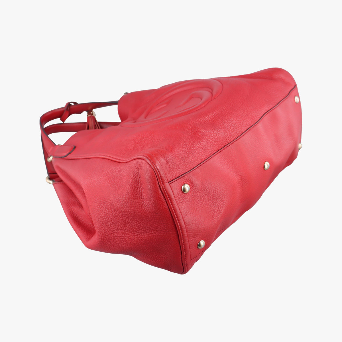 Pre-owned Gucci Soho Red Leather 282309 handbag | stylenewstar