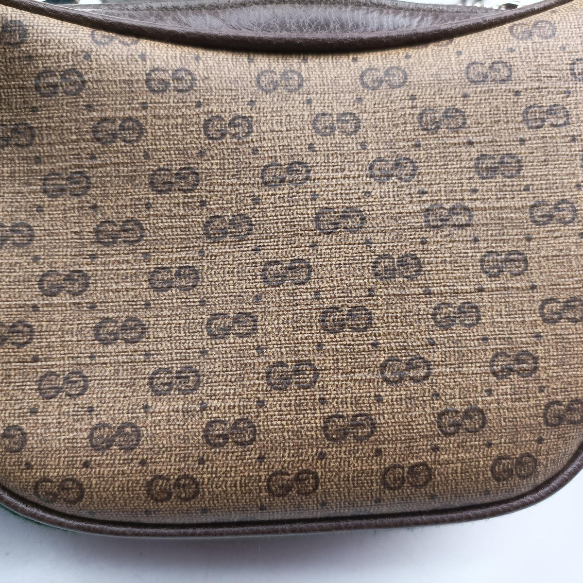 Vintage Gucci GG Attache Mini Brown PVC coated canvas 718512 shoulderbag | stylenewstar