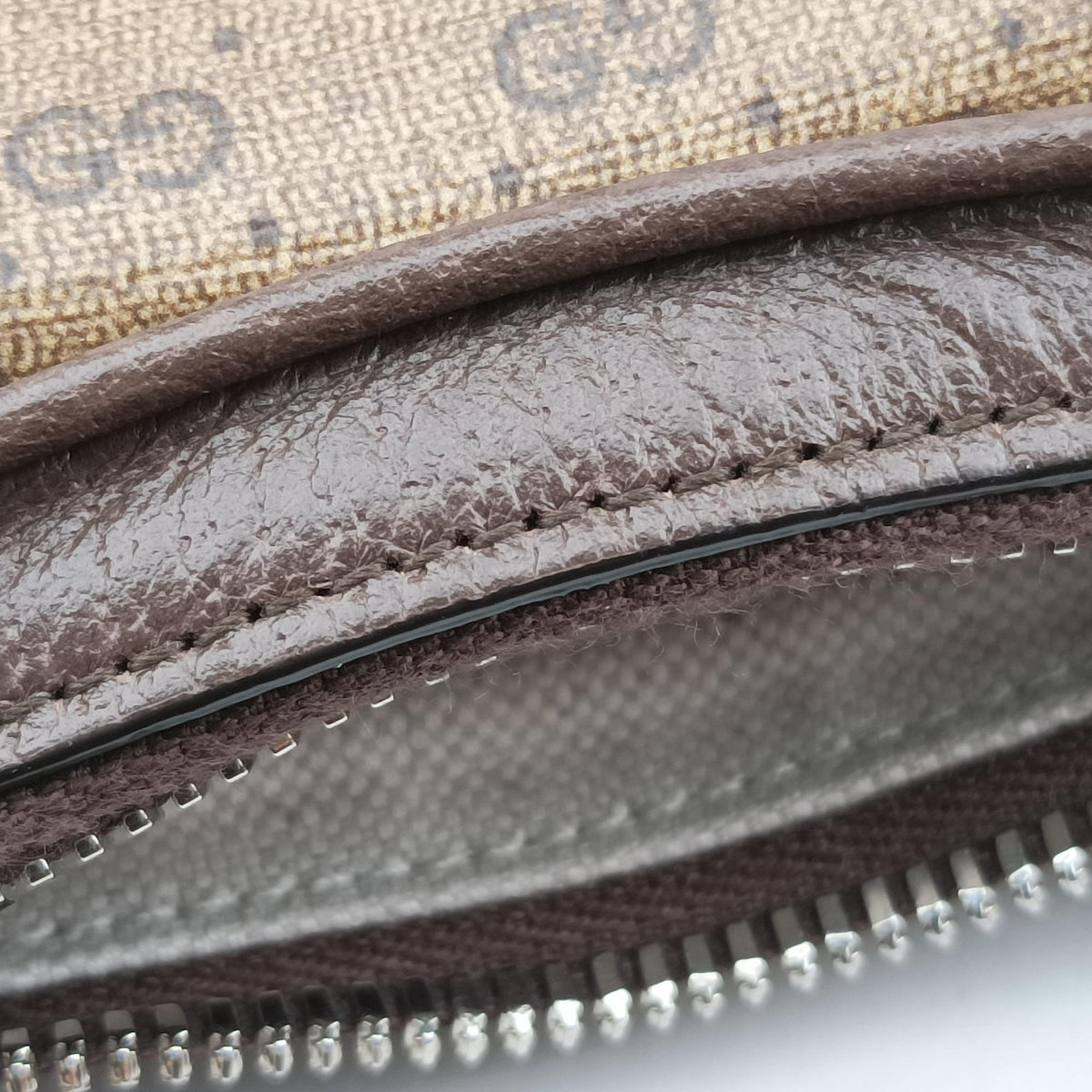 Vintage Gucci GG Attache Mini Brown PVC coated canvas 718512 shoulderbag | stylenewstar