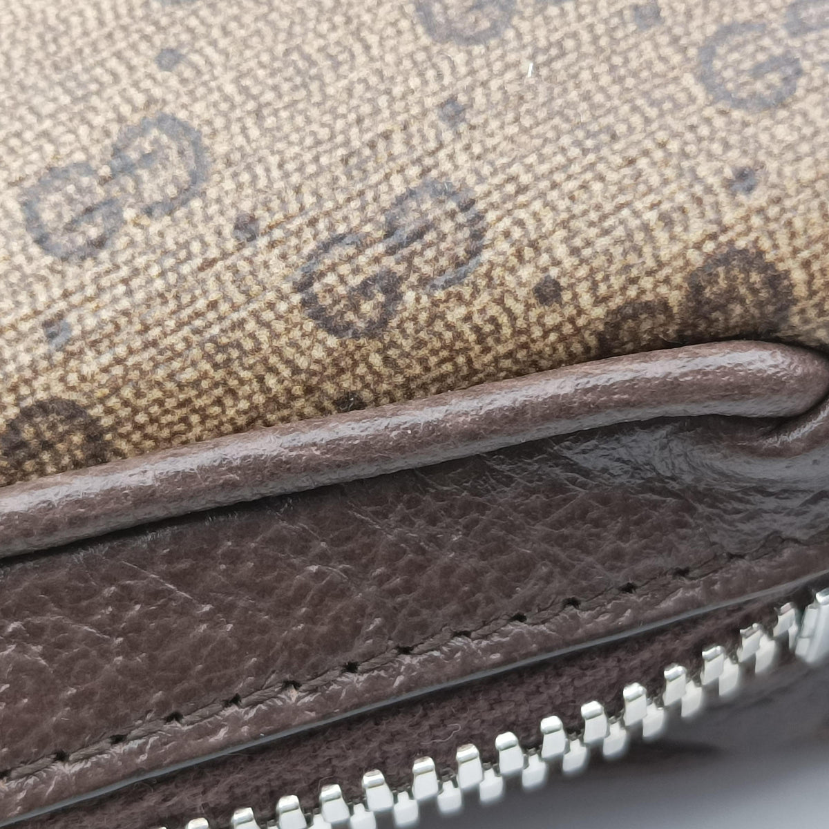 Vintage Gucci GG Attache Mini Brown PVC coated canvas 718512 shoulderbag | stylenewstar