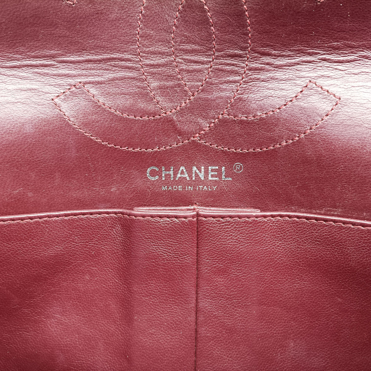 Pre-owned Chanel 2.55 Matelasse Black Lambskin  shoulderbag | stylenewstar