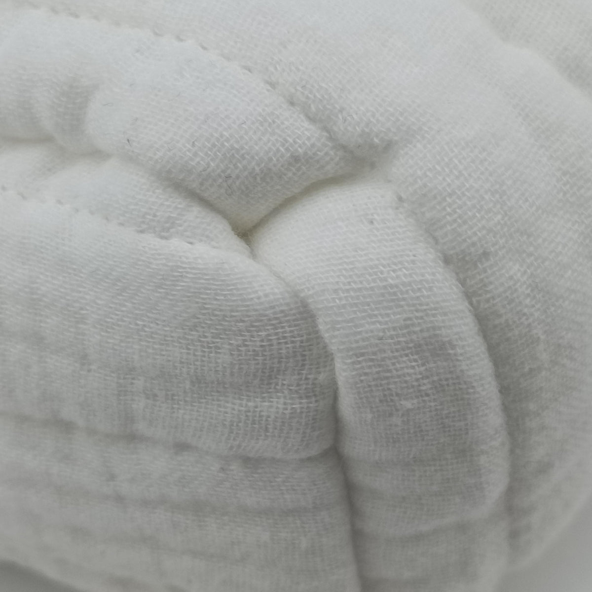 Pre-owned Burberry Quilted Zipper Pouch White Cotton  clutchbag | stylenewstar