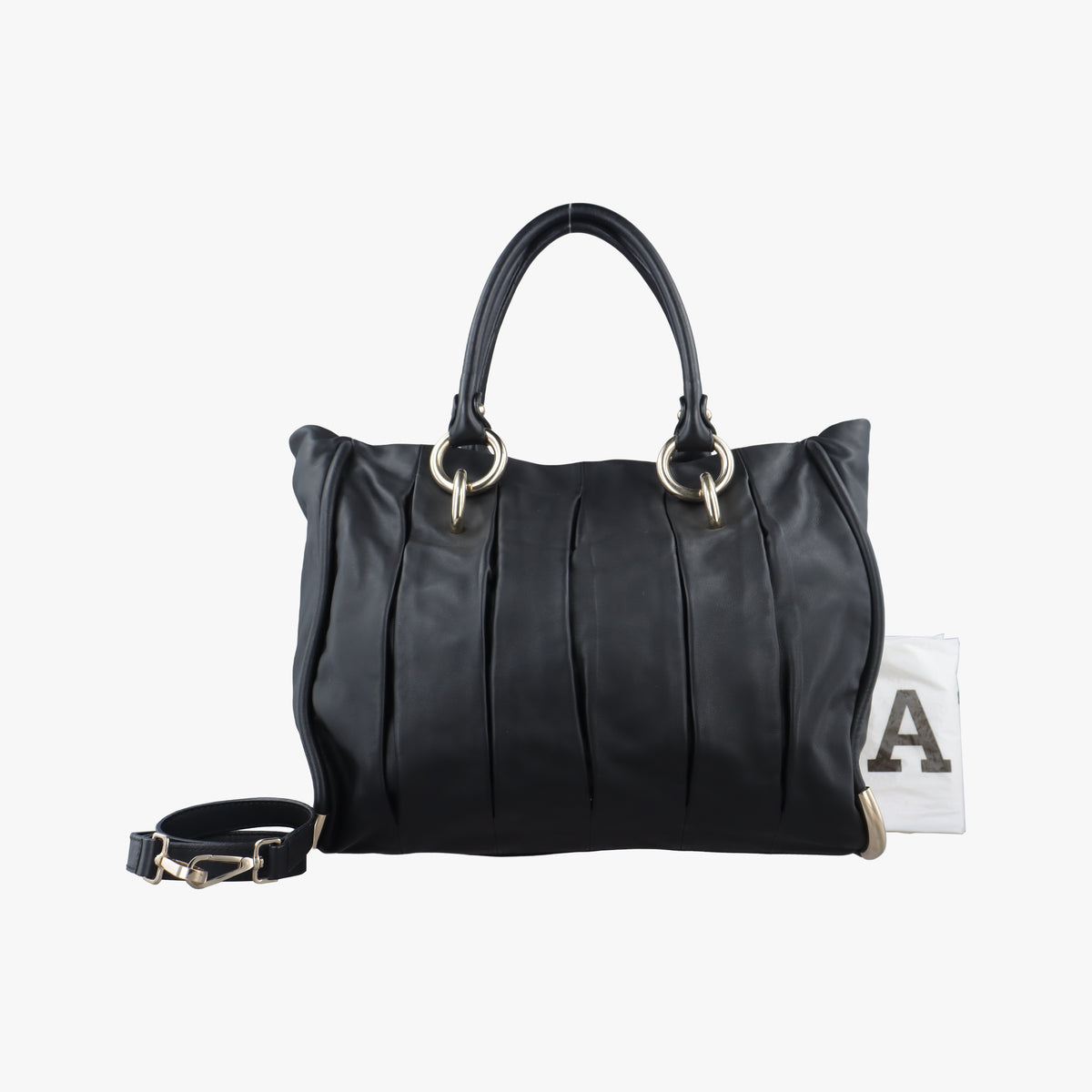 Pre-owned Bally Mewah Black Leather  shoulderbag | stylenewstar