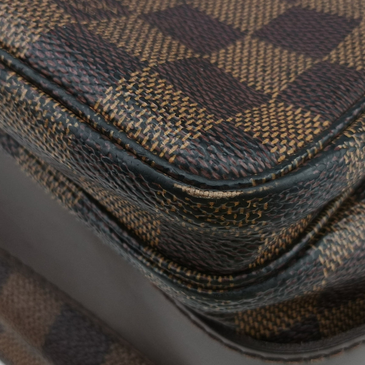 Pre-owned Louis Vuitton NAVIGLIO EBENE Damier Canvas N45255 shoulderbag | stylenewstar