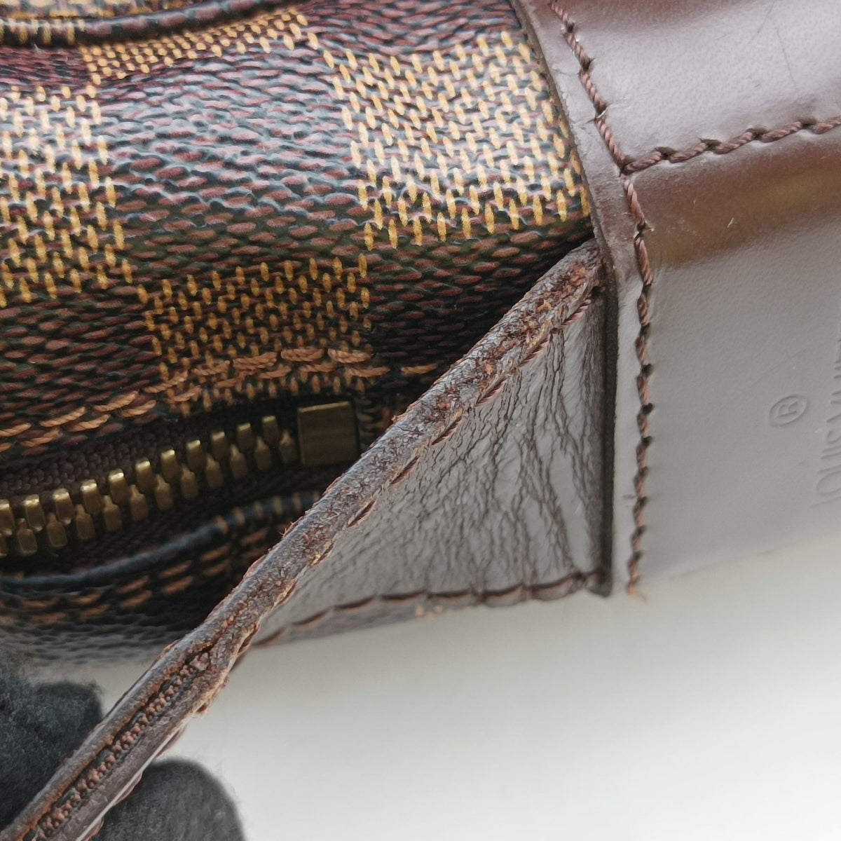 Pre-owned Louis Vuitton NAVIGLIO EBENE Damier Canvas N45255 shoulderbag | stylenewstar