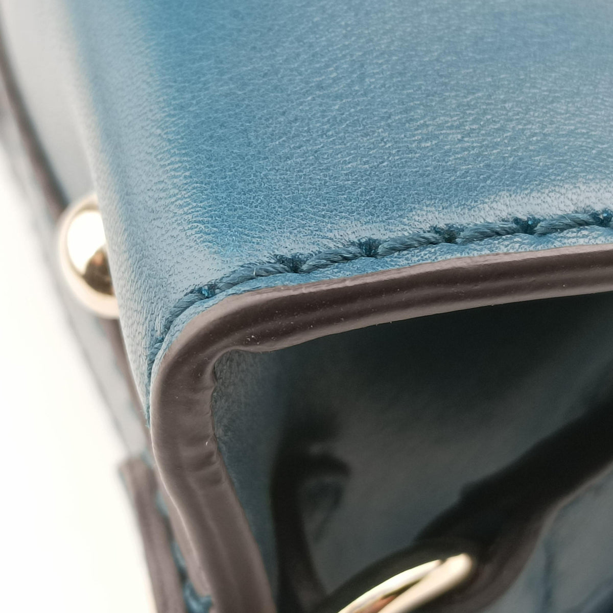 Pre-owned Gucci Stirrup Green Leather 277515 shoulderbag | stylenewstar