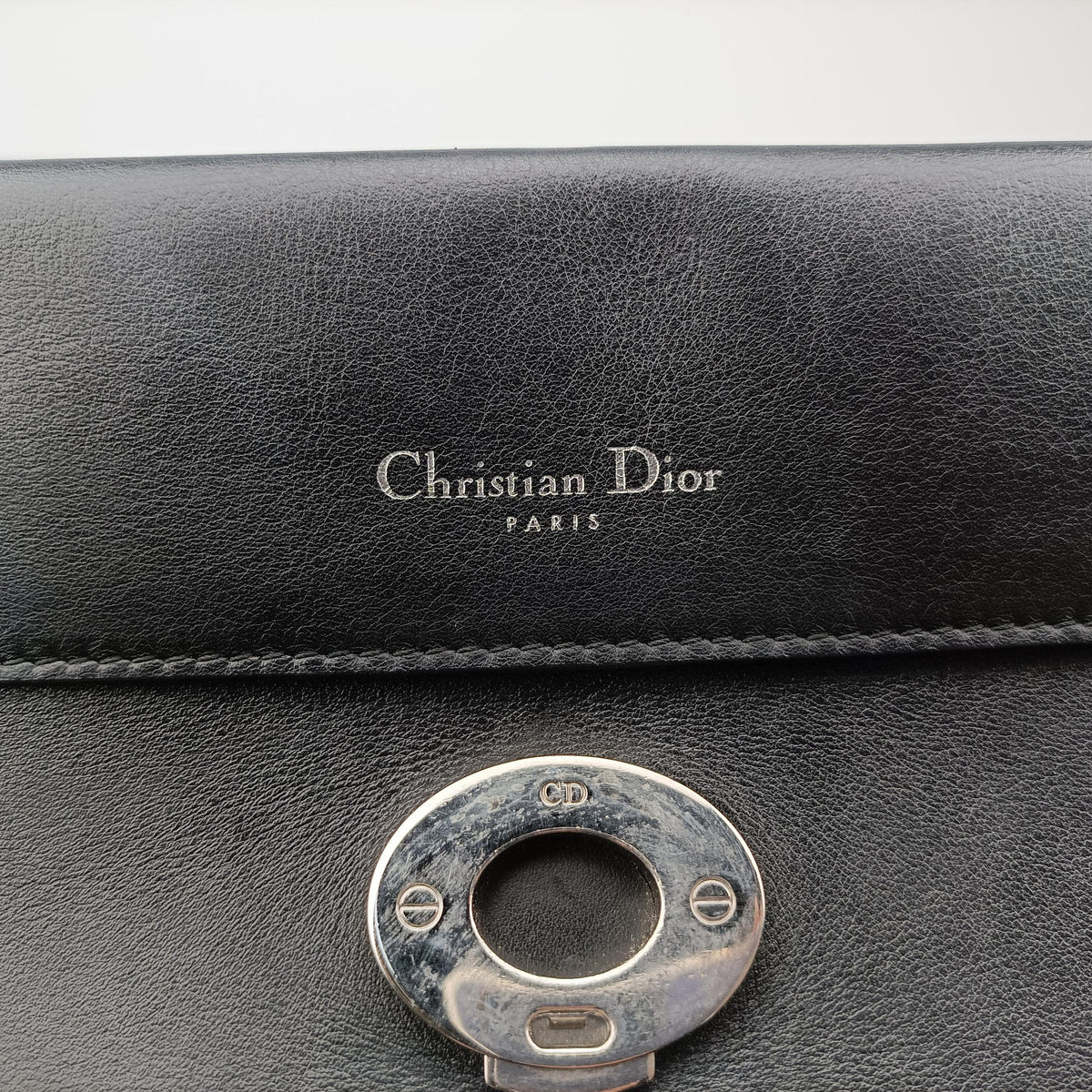 Secondhand Christian Dior Be Dior Black Leather  shoulderbag | stylenewstar