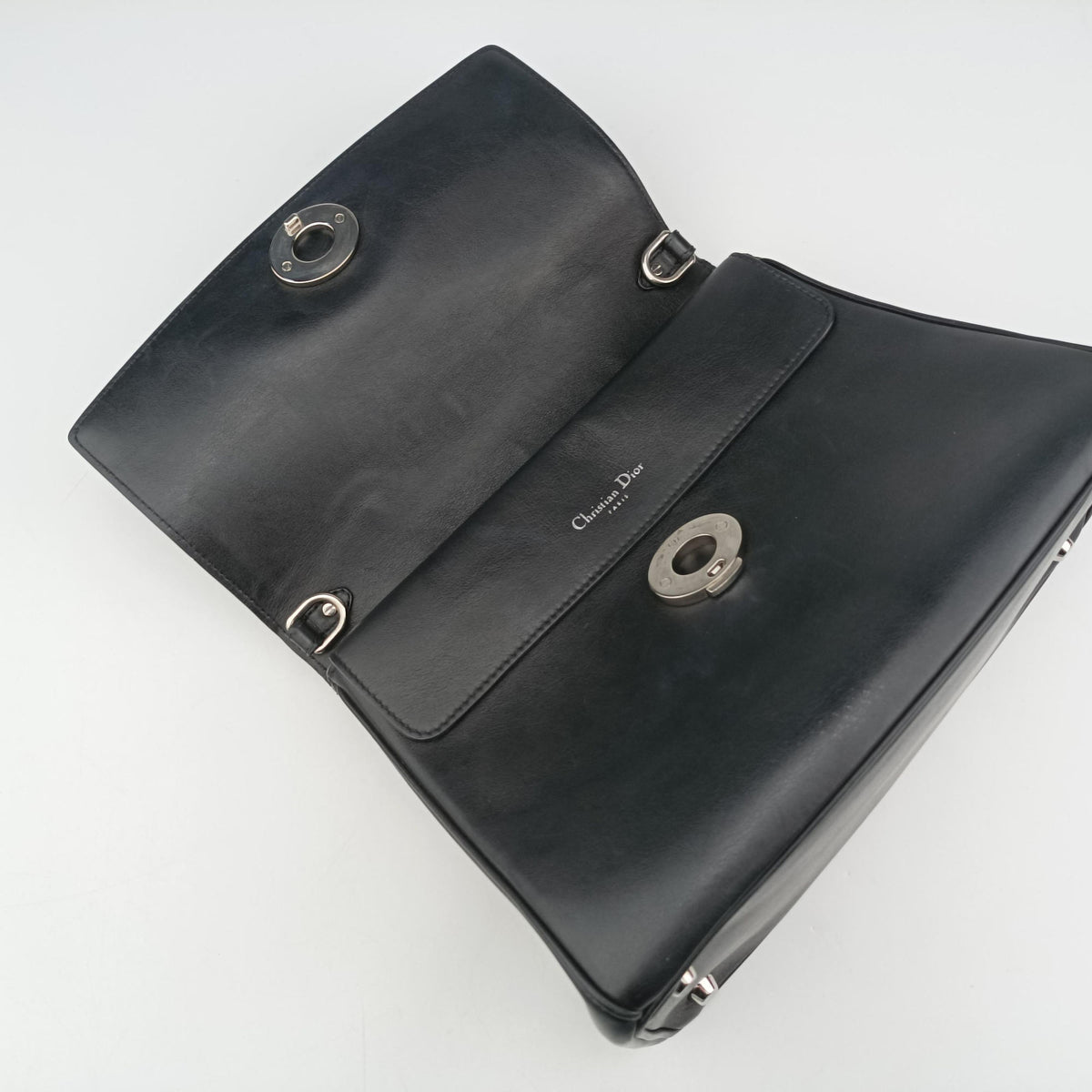 Secondhand Christian Dior Be Dior Black Leather  shoulderbag | stylenewstar
