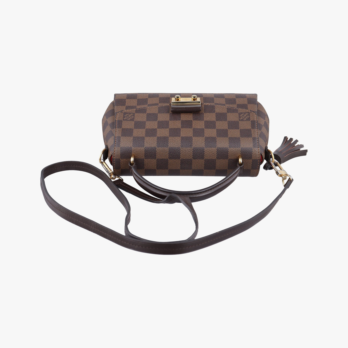 Secondhand Louis Vuitton Croisette Ebene Damier Canvas N53000 shoulderbag | stylenewstar