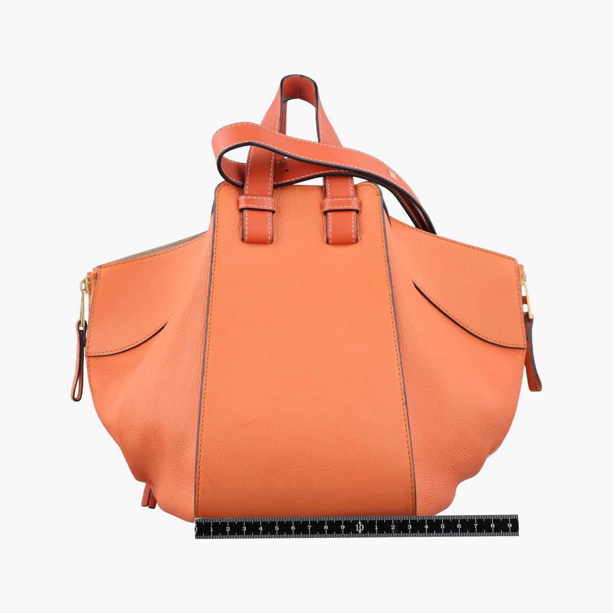 Secondhand Loewe Hammock Orange Leather  shoulderbag | stylenewstar