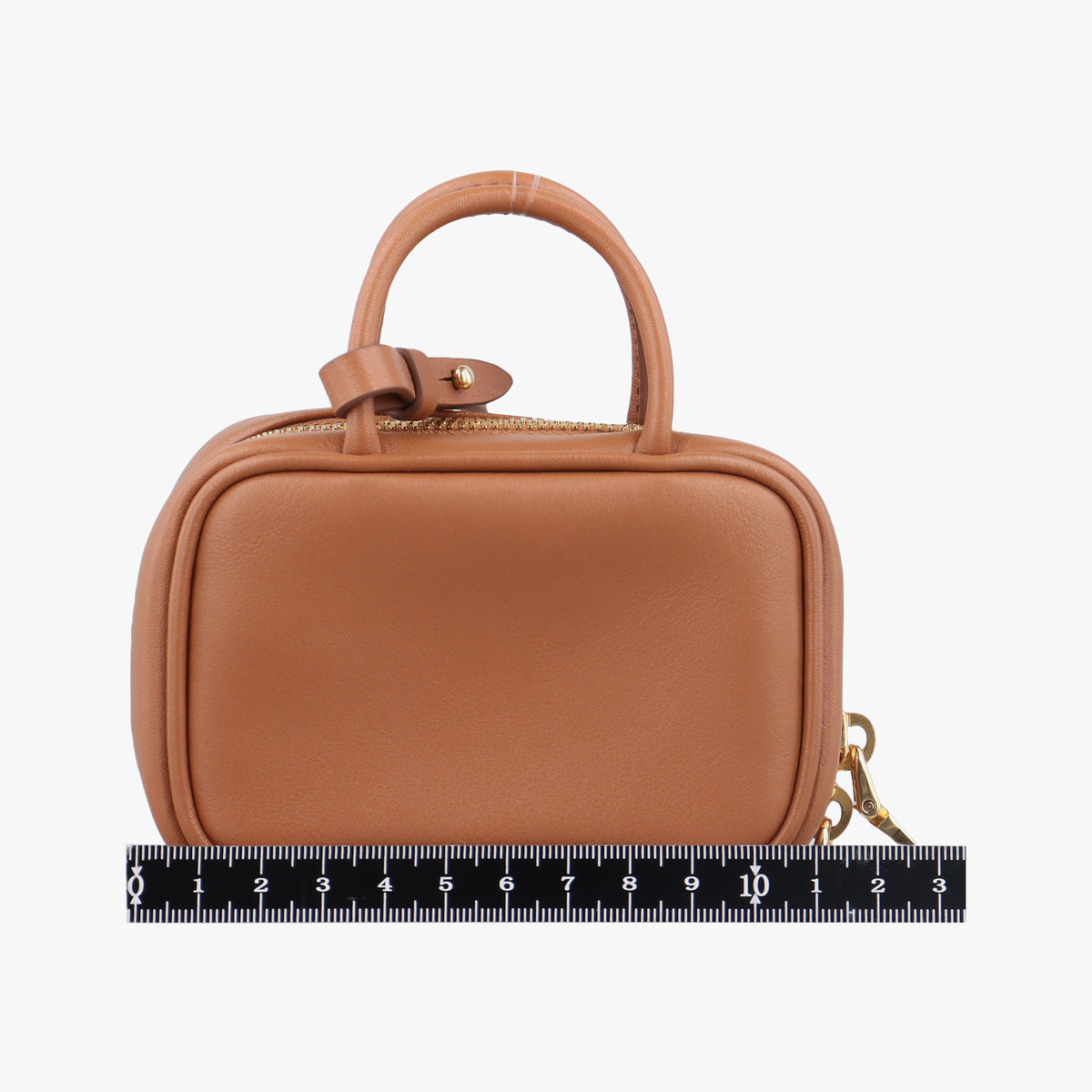 Pre-owned Miu Miu Beau Micro Brown Leather  handbag | stylenewstar