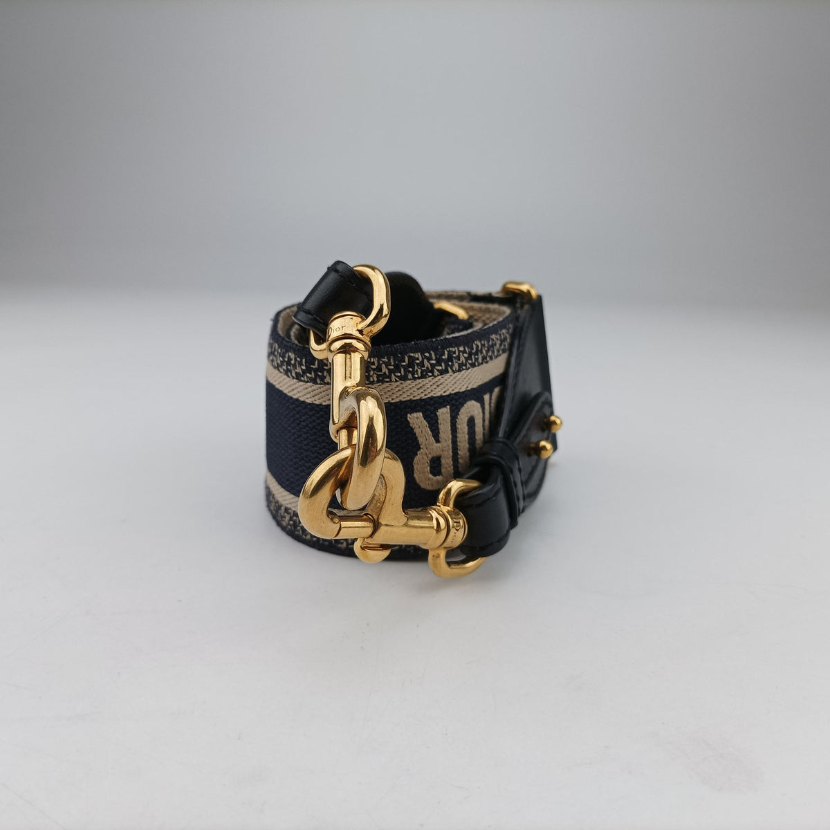 Secondhand Christian Dior Saddle Navy Jacquard  shoulderbag | stylenewstar