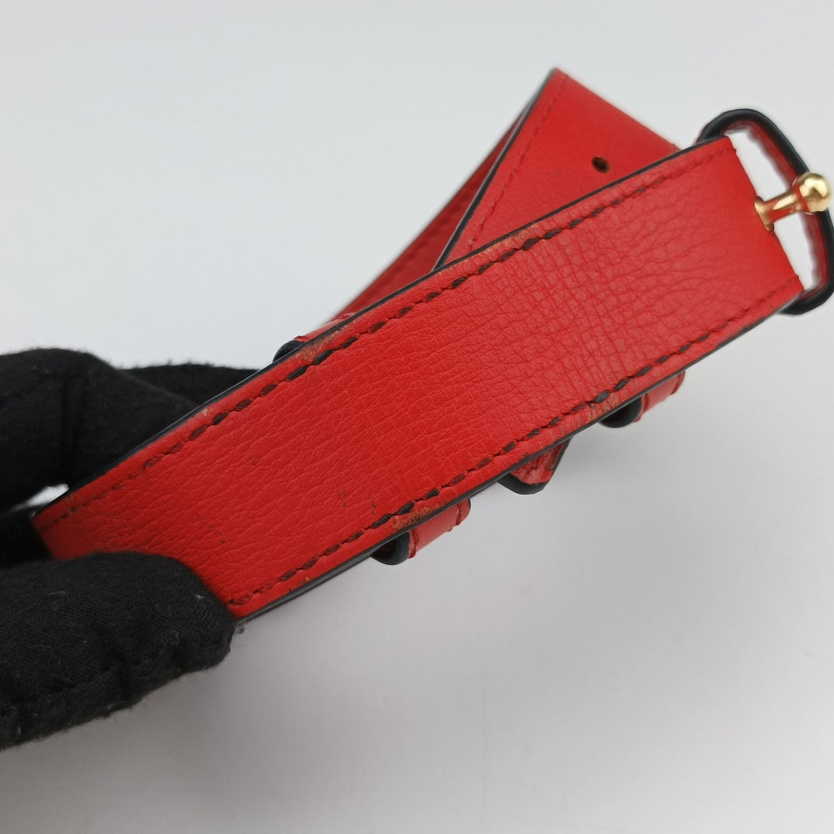 Pre-owned Loewe hammock Red leather  shoulderbag | stylenewstar