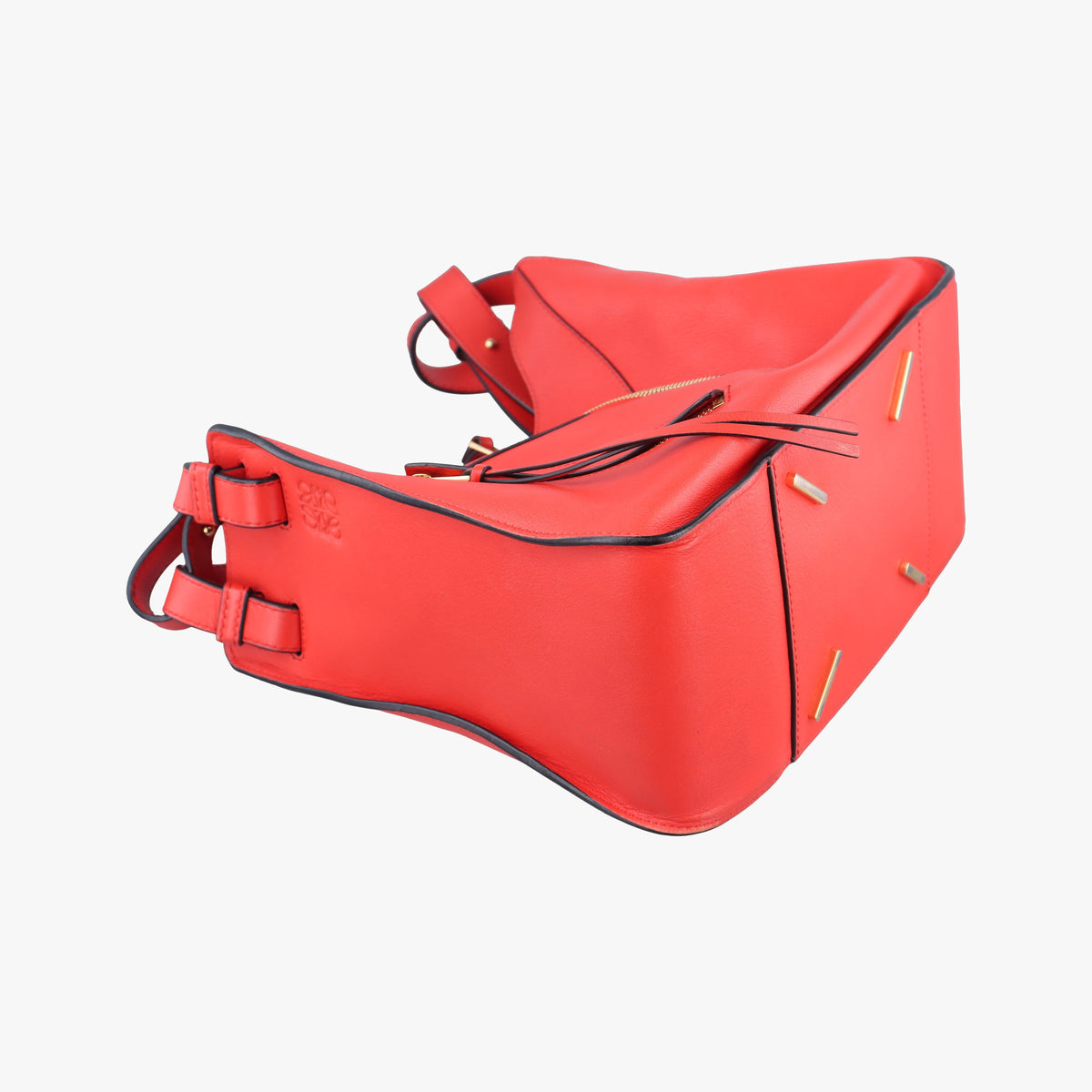 Pre-owned Loewe hammock Red leather  shoulderbag | stylenewstar